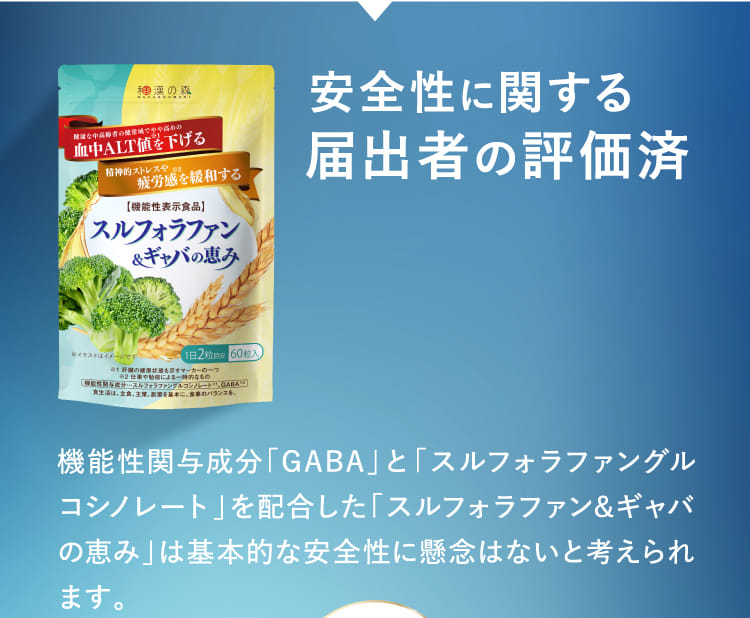 0080 スルフォラファン ギャバの恵み 60粒*1 - 健康用品